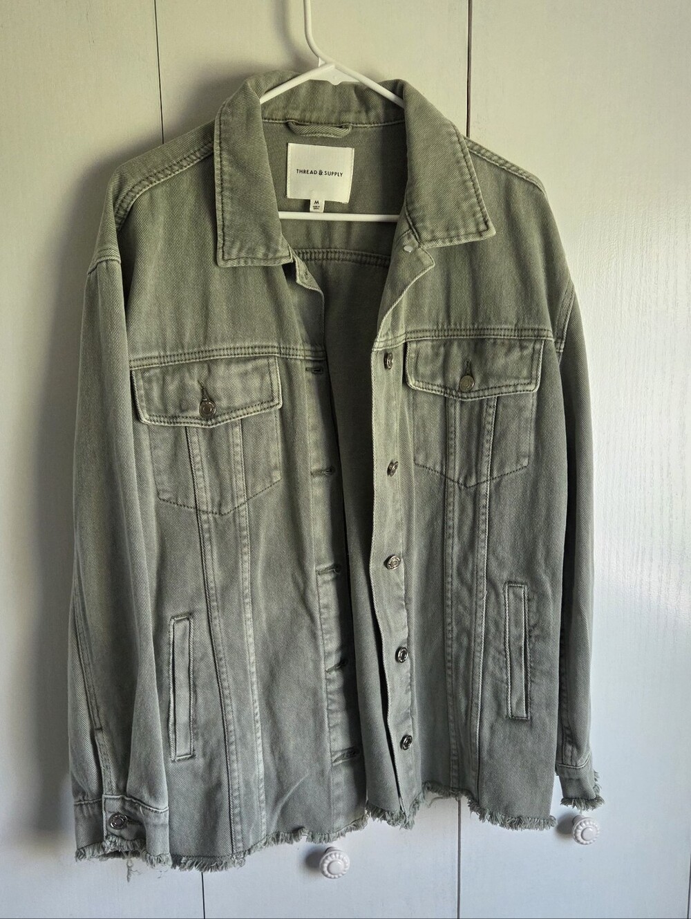 Thread & Supply Oversized Denim Jacket